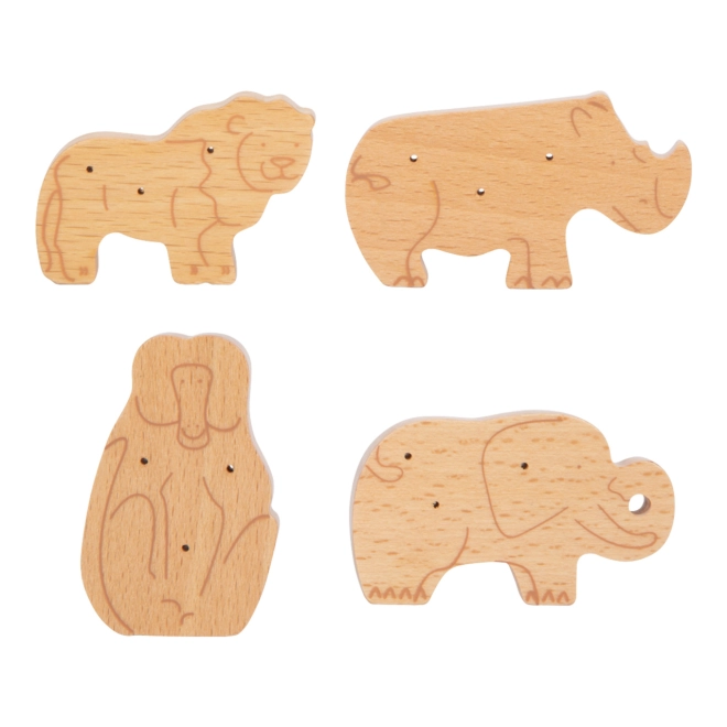 Biscotti di legno robusti