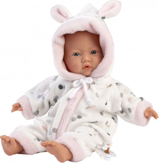 Bambola realistica bebè LITTLE BABY con corpo in tessuto morbido 32 cm