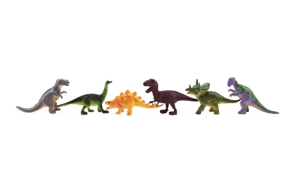 Mini Dinosauri In Plastica 6-7cm Set 12 Pezzi