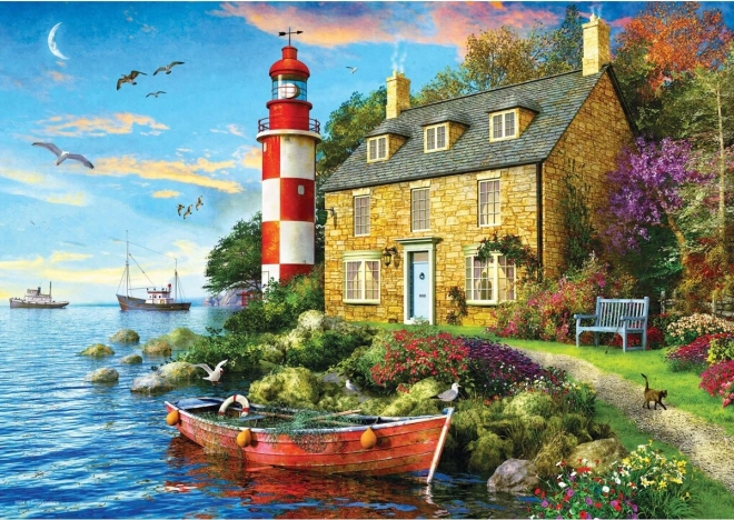 Puzzle Casetta al Faro 104 pezzi