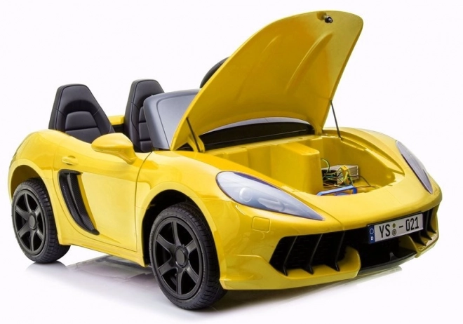 Auto a batteria giallo per bambini