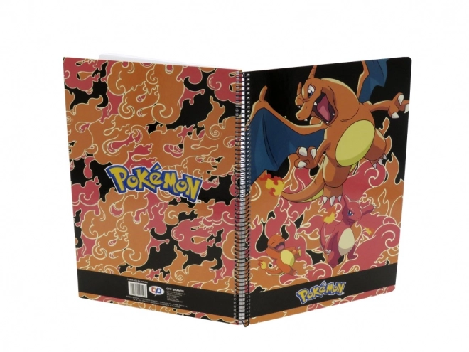 Pokémon blocco A4 con rilegatura ad anelli - Charmander