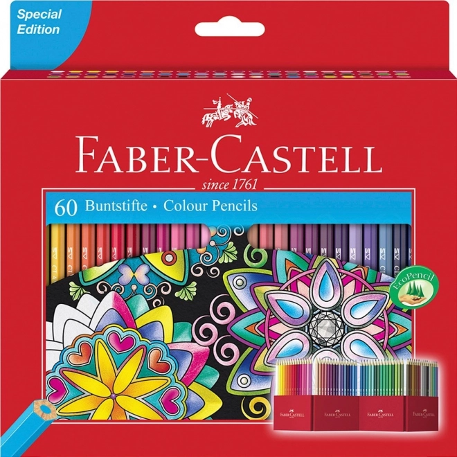 Pastelli in Legno Faber-Castell 60 Pezzi