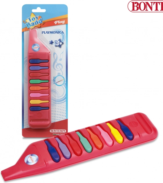 Armonica a fiato per bambini Bontempi rosso-blu