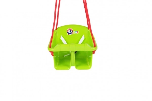 Altalena per bambini in plastica blu – Verde