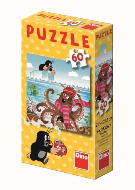 Puzzle Dino Krtek e Camomilla 60 Pezzi