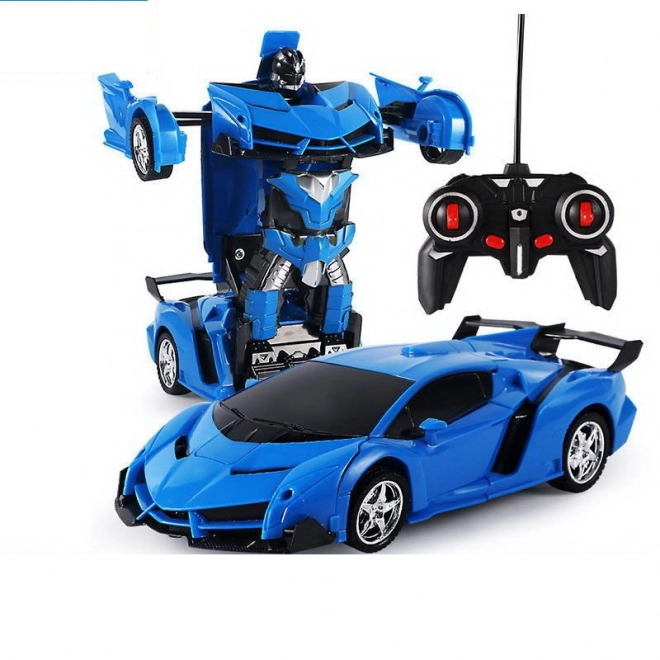 Auto Robot R/C con Telecomando e Luci Blu