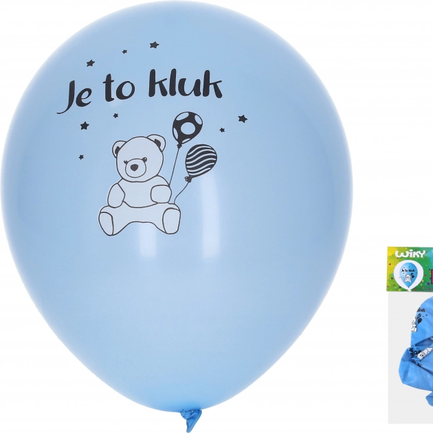 Palloncini gonfiabili 30 cm – È un maschietto (confezione da 5 pz)