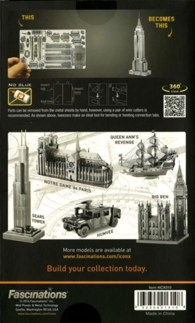 Puzzle 3D Metal Earth Empire State Building