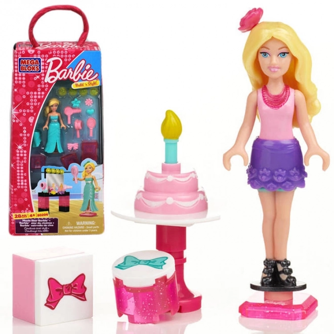 Barbie Mega Bloks Bambola Compatibile con Mattoncini