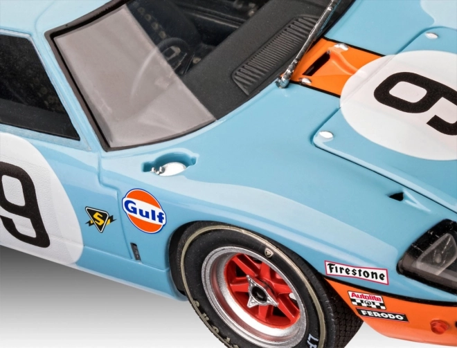 Modellino auto Ford GT40 Le Mans 1968 in scala 1/24