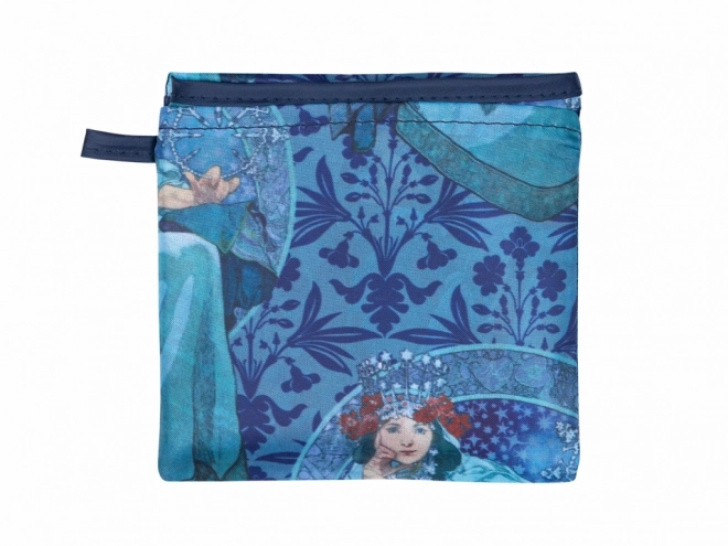 Borsa per la spesa pieghevole Hyacinte di Mucha