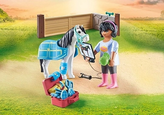 Set di figure Ippoterapista PLAYMOBIL