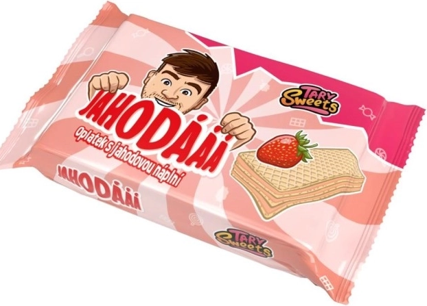 Tary Sweets - Wafer con ripieno di fragola