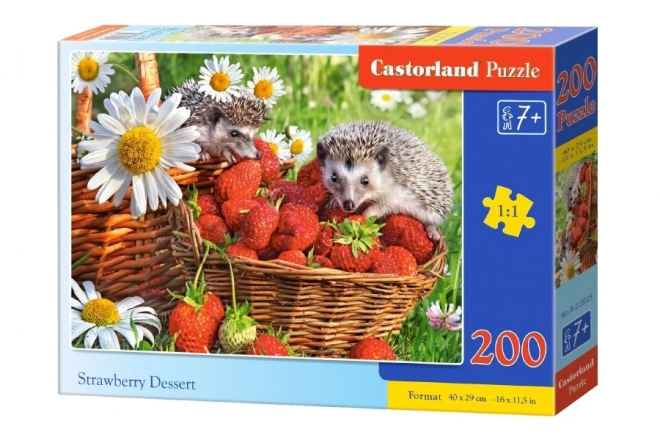 Puzzle 200 pezzi dolce alle fragole