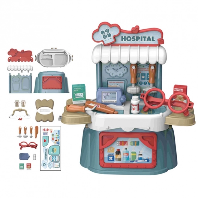 Set da piccolino dottore 3 in 1 con valigetta Woopie