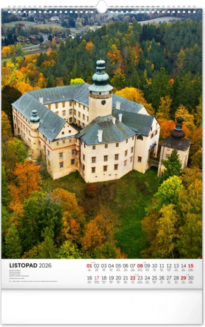 Calendario da parete Castelli e palazzi 2026