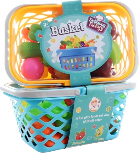 Cestino pratico con coperchio e manici