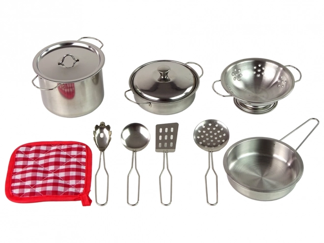 Set di pentole e accessori da cucina per bambini