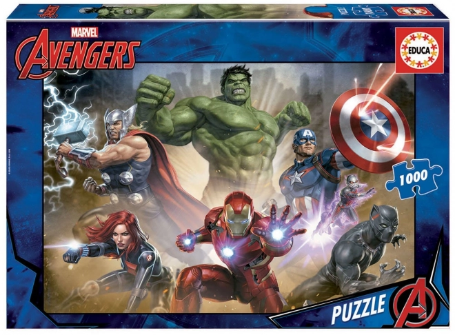 Puzzle Avengers 1000 pezzi con colla gratuita