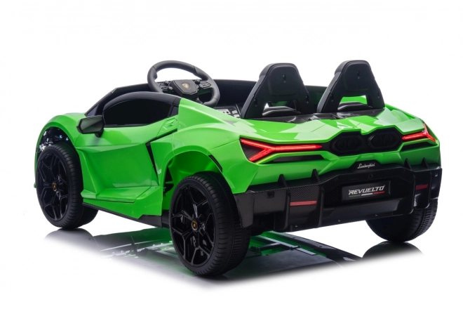 auto elettrico lamborghini revuelto verde