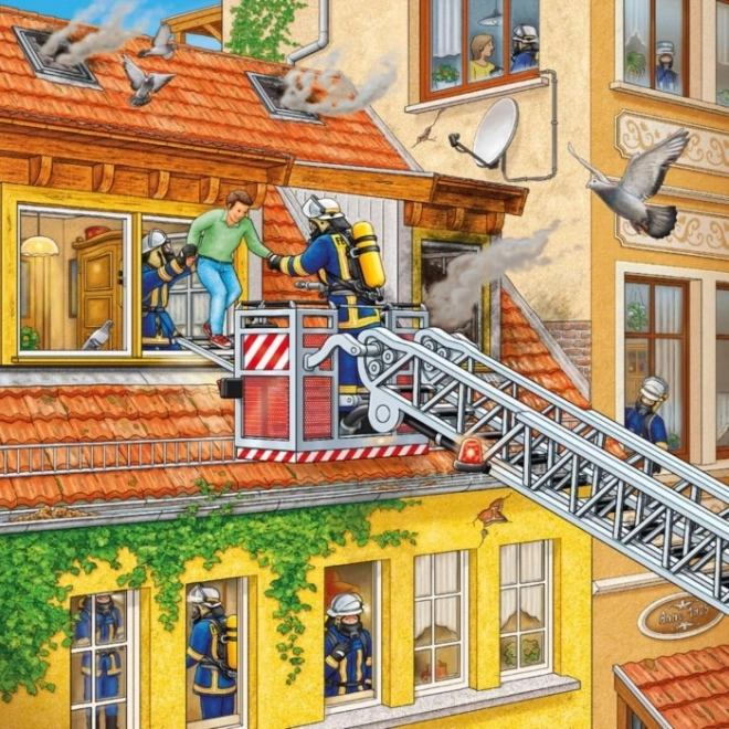 Puzzle Vigili del Fuoco 3x49 Pezzi