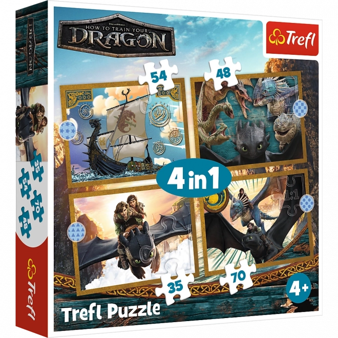 Puzzle Giorni del Drago - 4 in 1