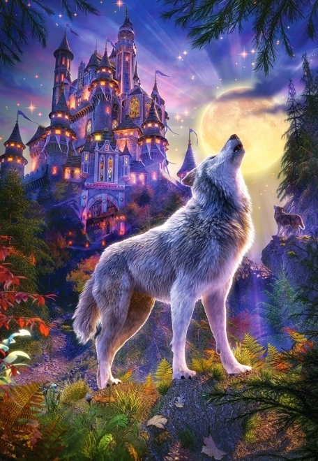 Puzzle 1000 pezzi - Lupo e castello