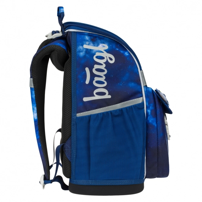 Set Baagl Zippy Nave spaziale: zaino scolastico, astuccio e sacchetto