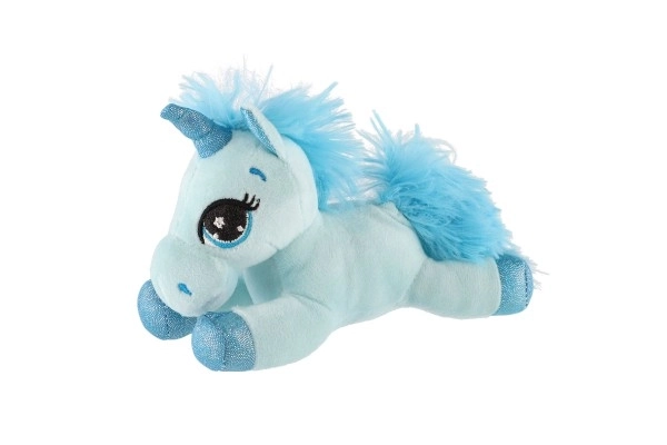 Unicorno Peluche Disteso 18cm