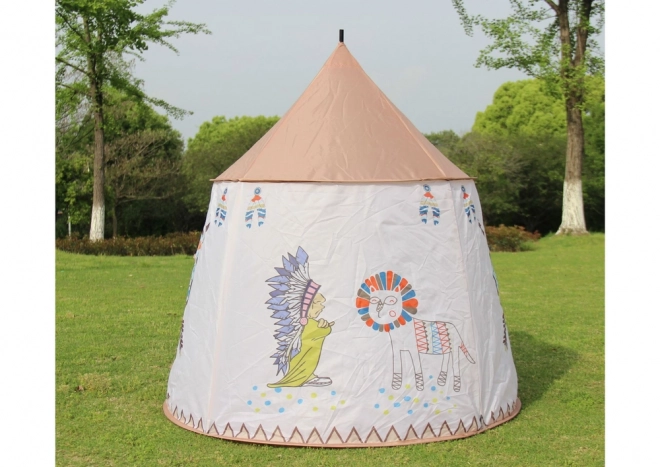 Tipi per bambini beige 125 cm