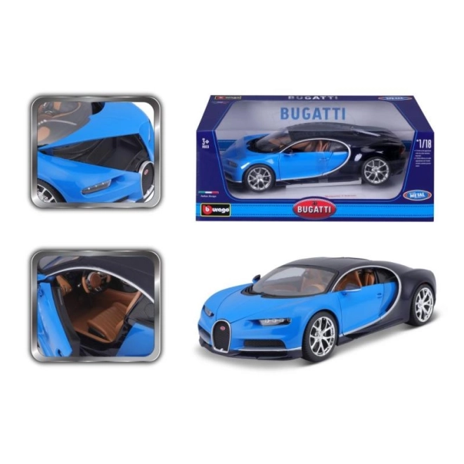 Modellino di Auto Bugatti Chiron Bburago Scala 1:18