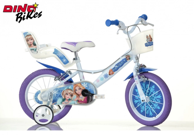 Bicicletta per Bambini Dino Snow Queen 14 Pollici 2022