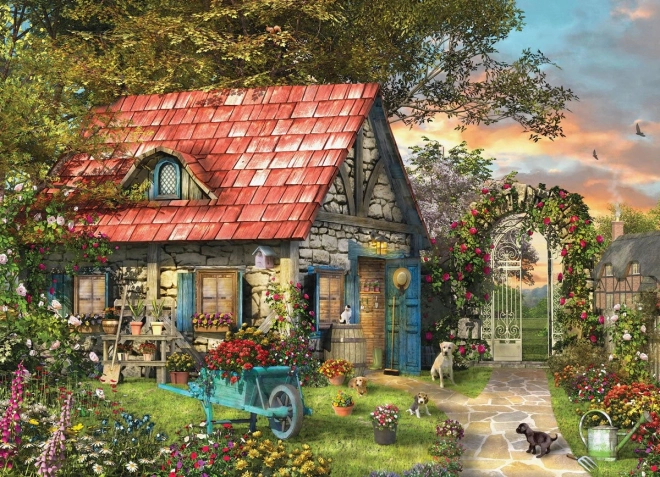 Puzzle Capanna del Villaggio XL 500 Pezzi