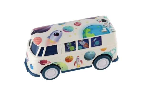 Autobus Spaziale a Frizione in Plastica 13cm