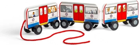 Bigjigs Toys Giocattolo da traino Metropolitana di Londra
