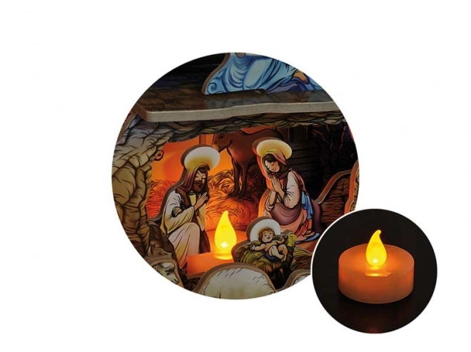 Presepe di Natale LUX con personaggi disegnati di Lada