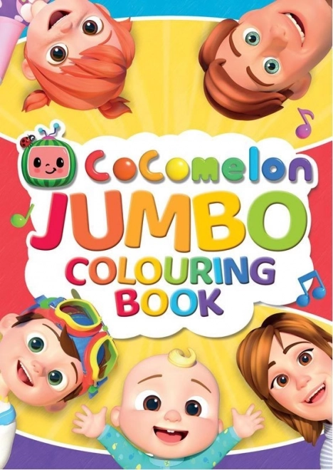 Jumbo libro da colorare Cocomelon