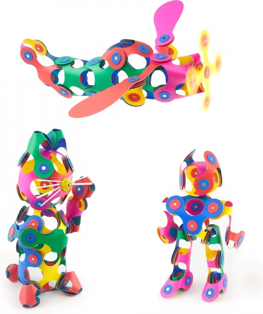 Clixo Super Rainbow - Costruzione Magnetica 60 Pezzi
