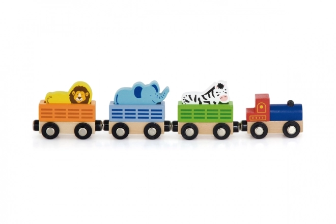 Treno con animali selvatici