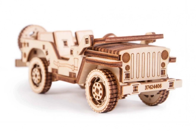 Puzzle 3D in legno Jeep