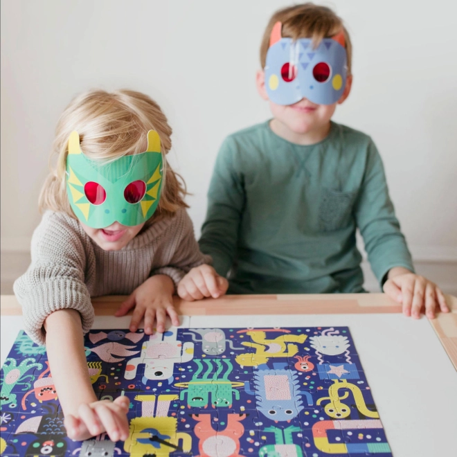 Divertimento interattivo con maschere 3D