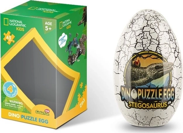 Puzzle stegosauro a doppia faccia CUBICFUN National Geographic