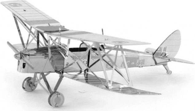 METAL EARTH puzzle 3D Aeroplano de Havilland Tiger Moth