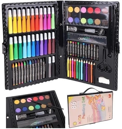 Set di pittura valigia 86 pezzi