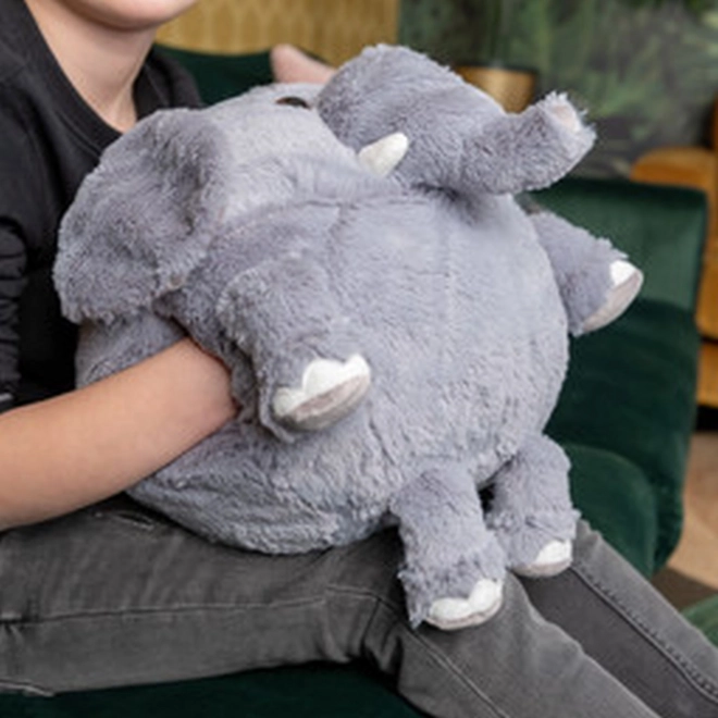 Cuscino peluche riscaldante 3 in 1 con elefante slon