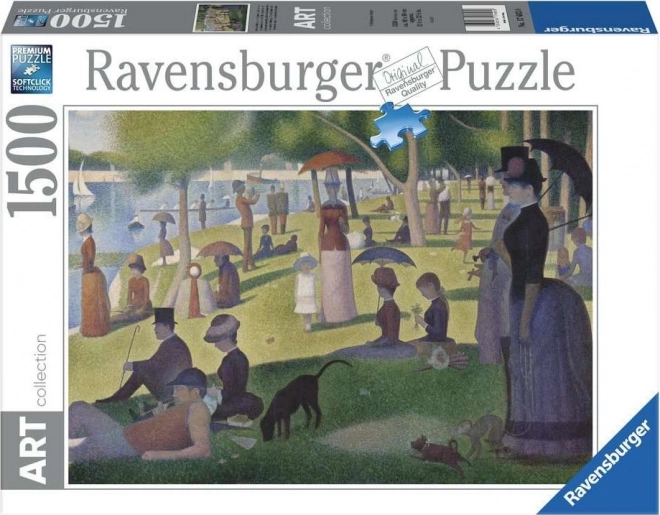 Puzzle domenica pomeriggio sull'isola di La Grande Jatte 1500 pezzi