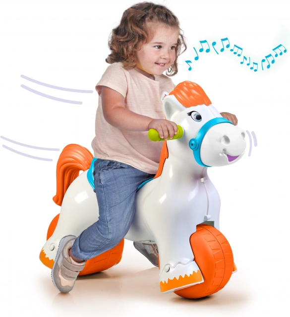 Unicorno a dondolo interattivo 2 in 1 cavalcabile di FEBER