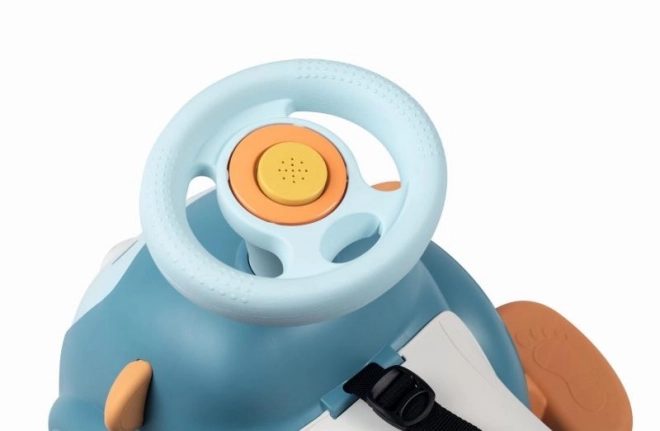 Smoby Odrážedlo Se Suoni E Asta Di Conduzione Maestro 3 In 1 Blu