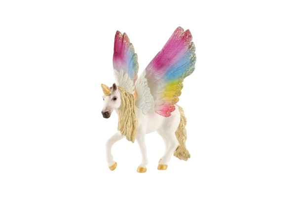 Unicorno con Ali Arcobaleno